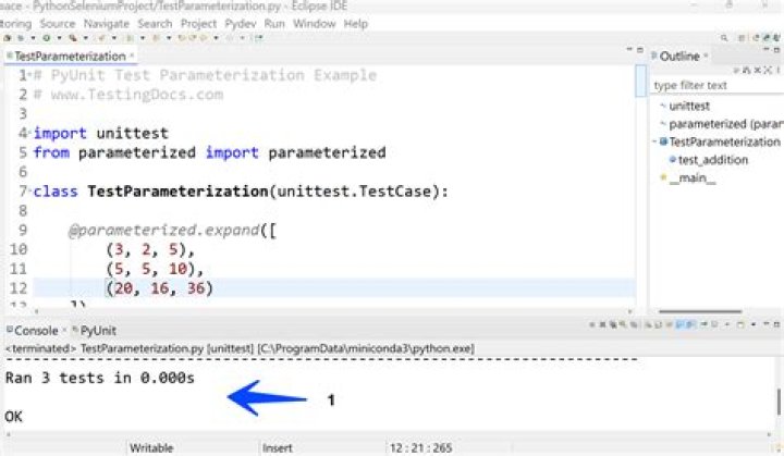 What is test parameterization