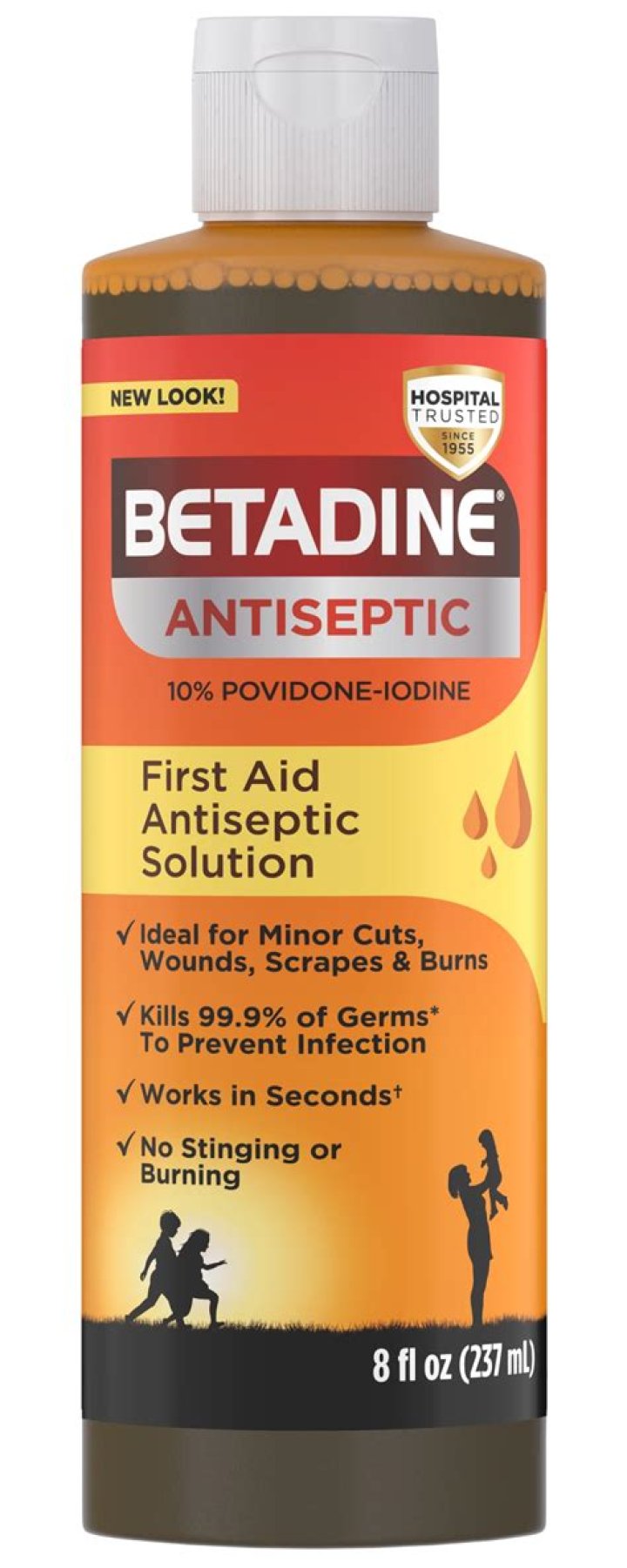 What is the action of Betadine