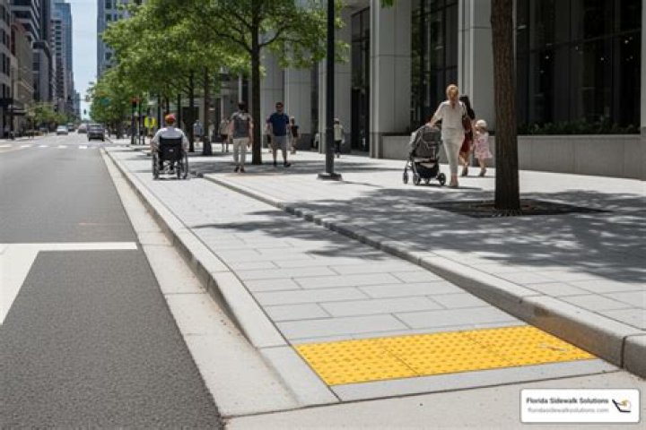 What is the area between street and sidewalk