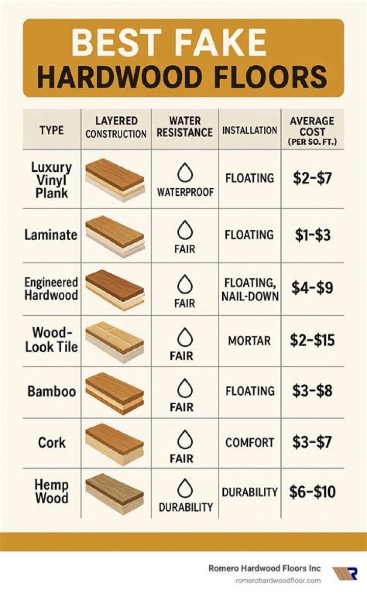 What is the best fake hardwood flooring