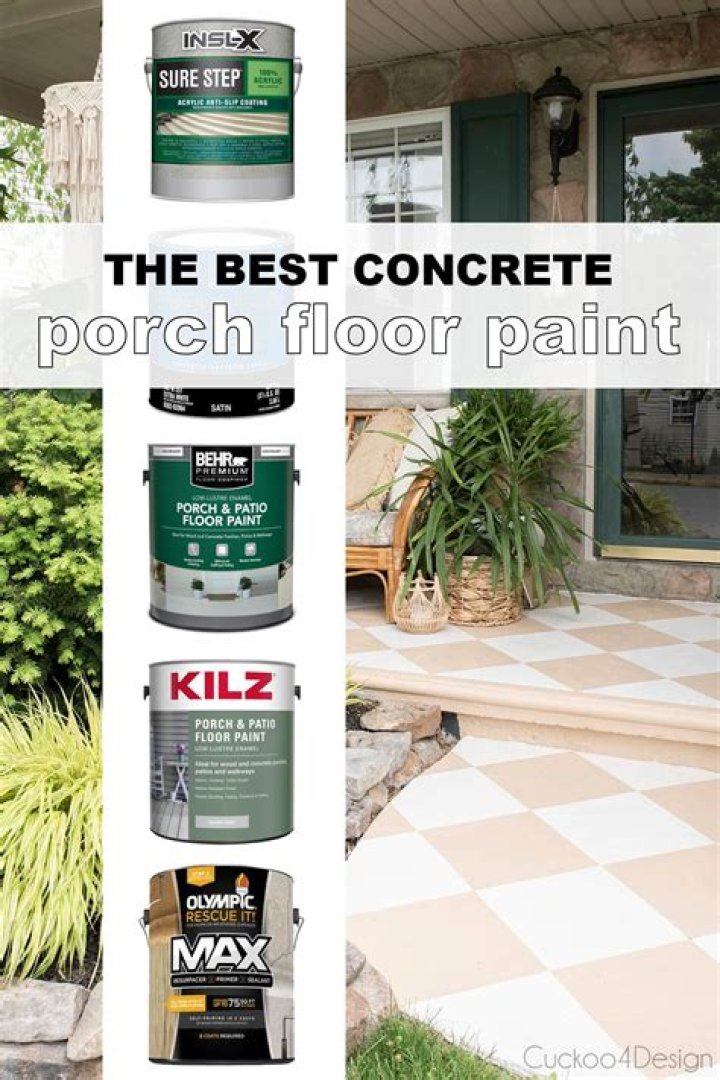 What is the best paint for outdoor concrete