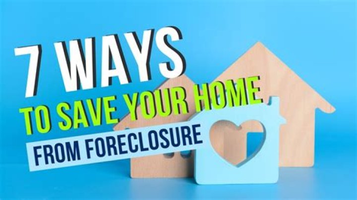 What is the best way to prevent foreclosure