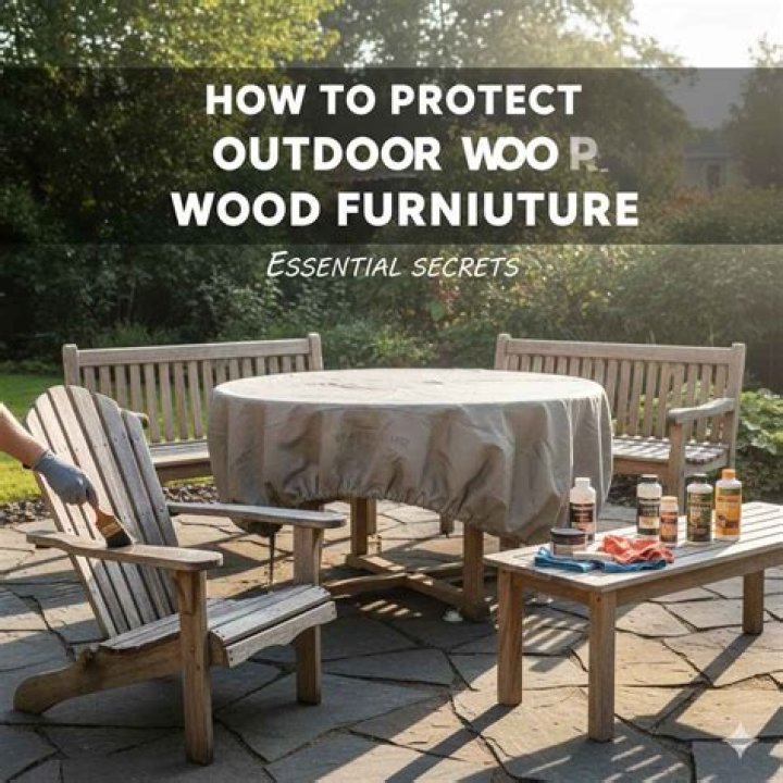 What is the best way to protect wooden garden furniture