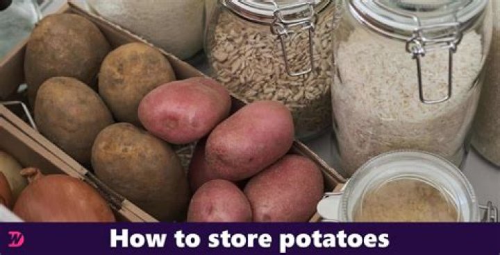 What is the best way to store potatoes at home