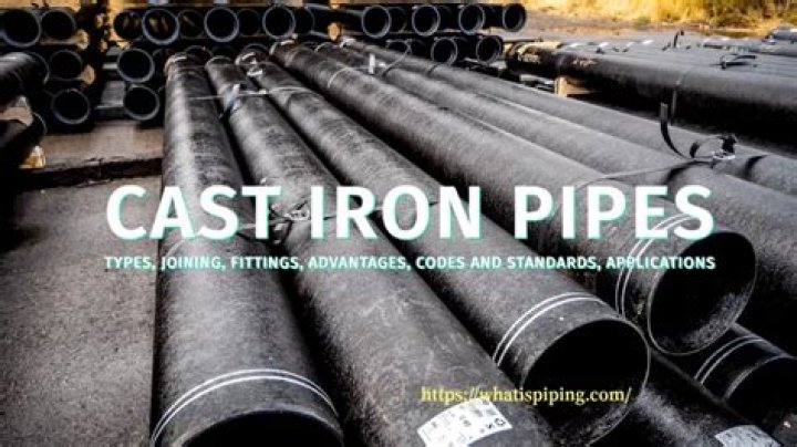 What is the coating on cast iron pipe