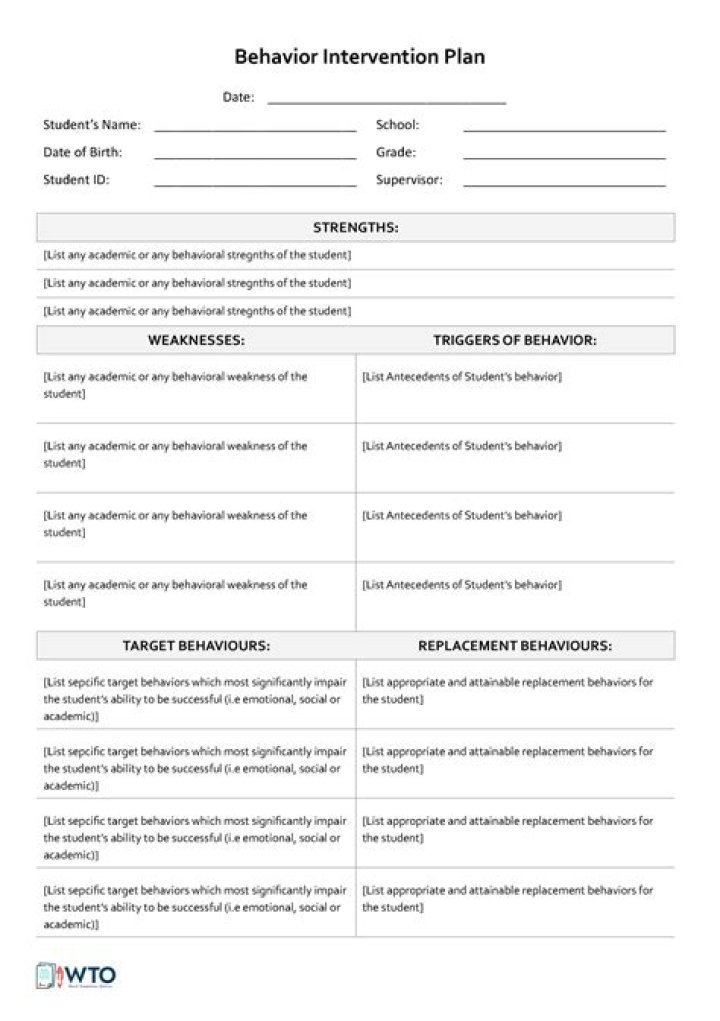 What is the difference between a behavior support plan and a behavior intervention plan