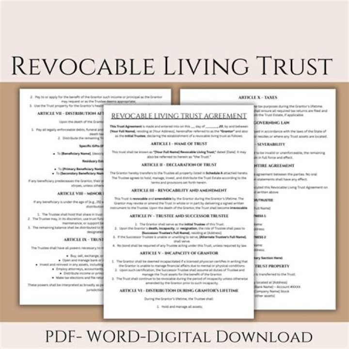 What is the difference between a living trust and an irrevocable trust