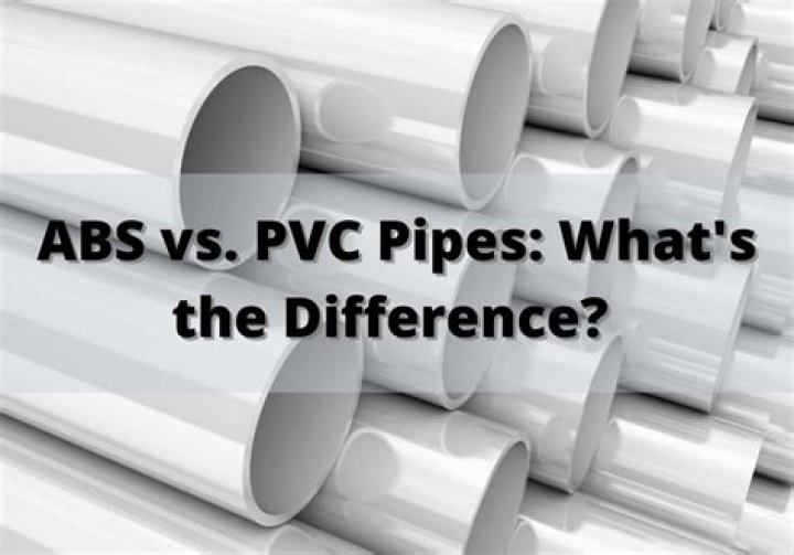 What is the difference between ABS pipe and PVC pipe