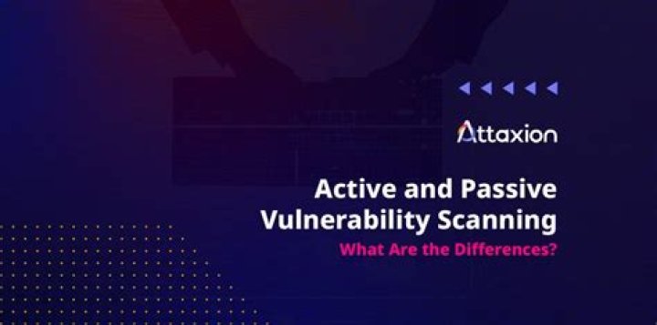 What is the difference between active and passive vulnerability scanners