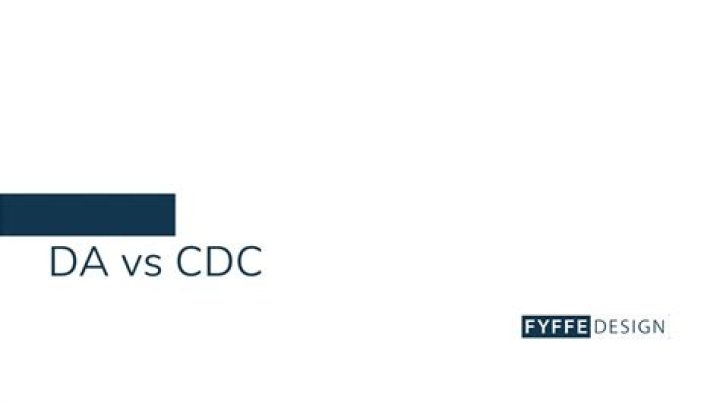 What is the difference between DA and CDC