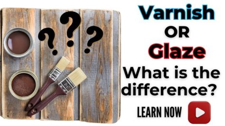 What is the difference between glaze and varnish