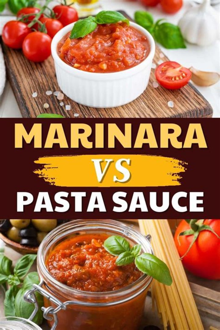 What is the difference between marinara and tomato sauce