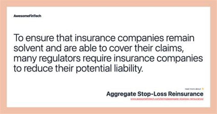 What is the difference between stop loss and reinsurance