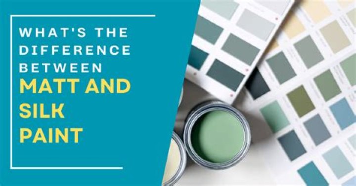 What is the difference between vinyl matt and vinyl silk paint