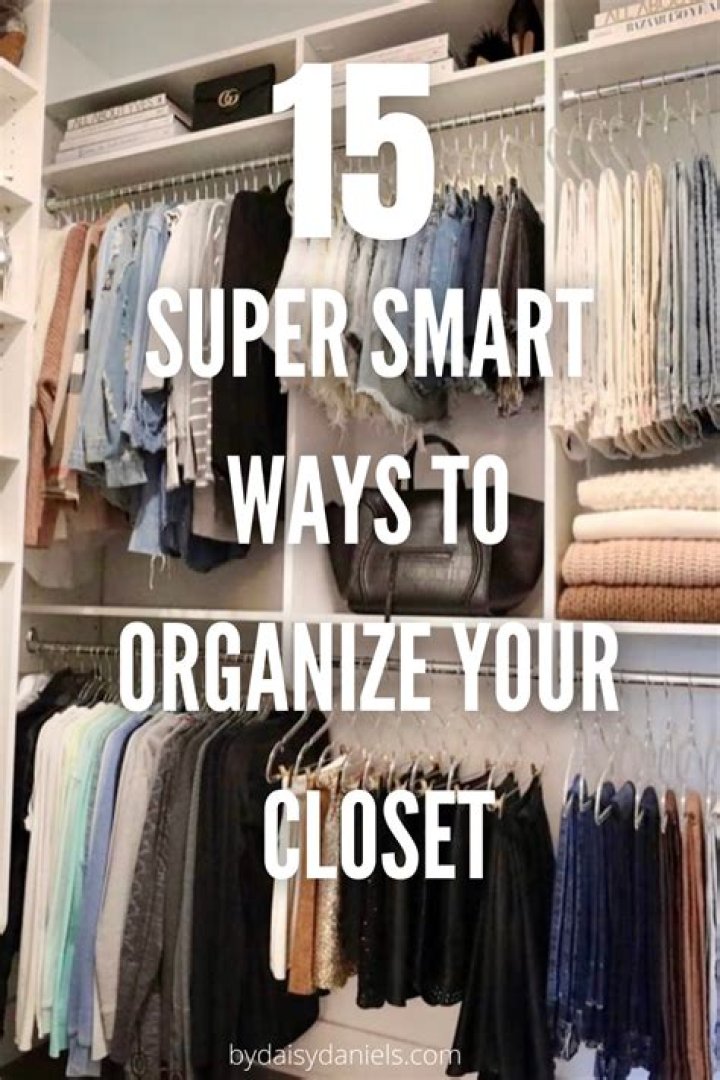 What is the easiest way to organize your closet