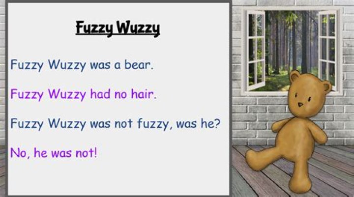 What is the Fuzzy Wuzzy rhyme
