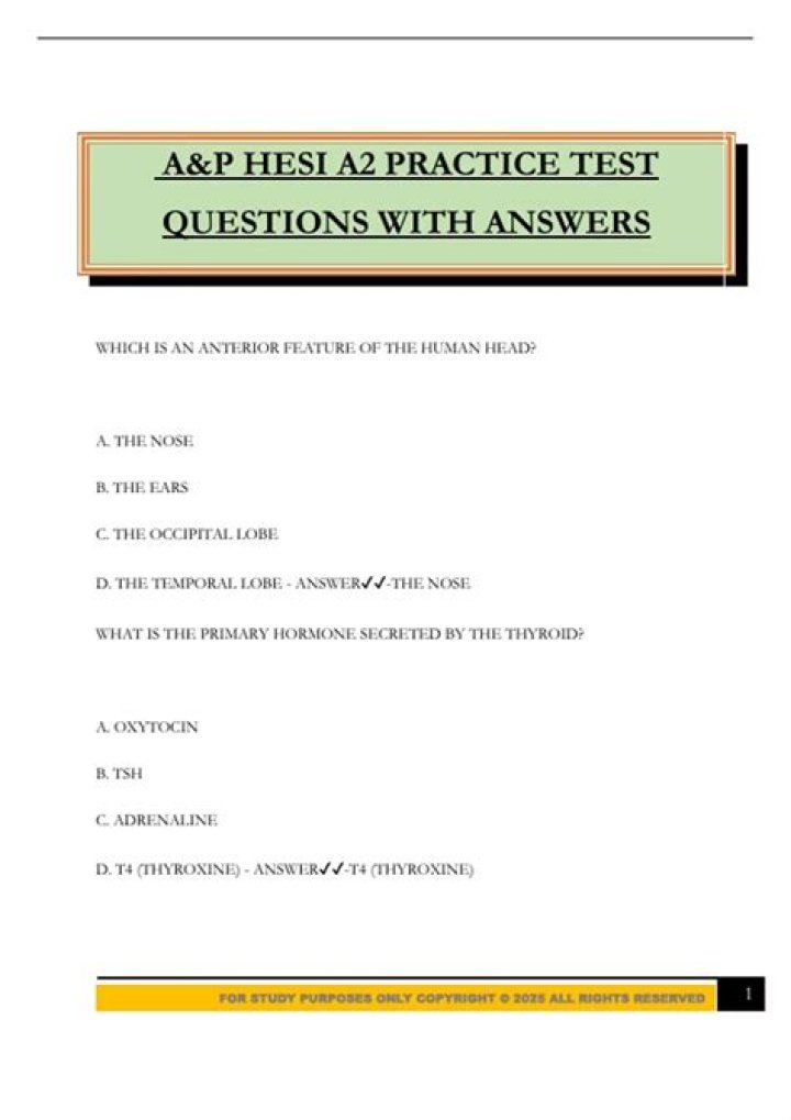 What is the HESI a2 practice test