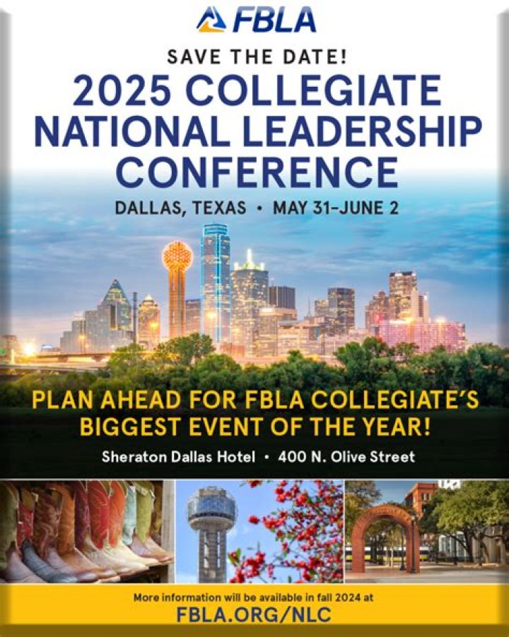 What is the location for the 2020 Fbla PBL National Leadership Conference next June