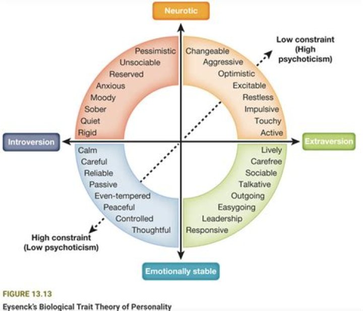 What is the main thesis of Eysencks cortical arousal theory