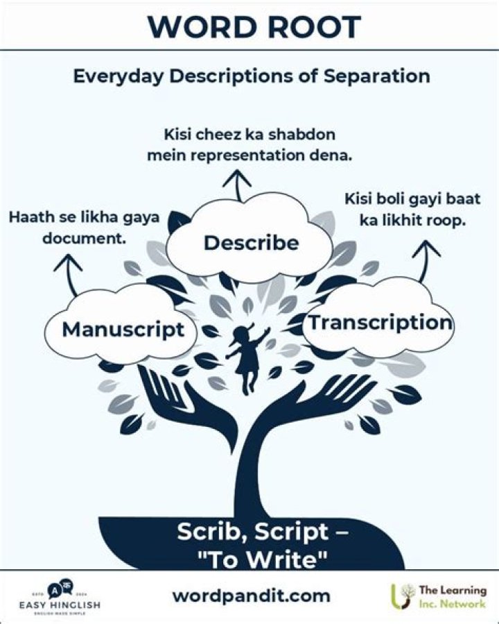What is the meaning of scrib script