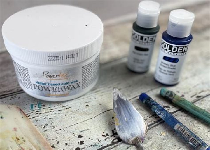 What is the medium called that paints with melted wax and pigment