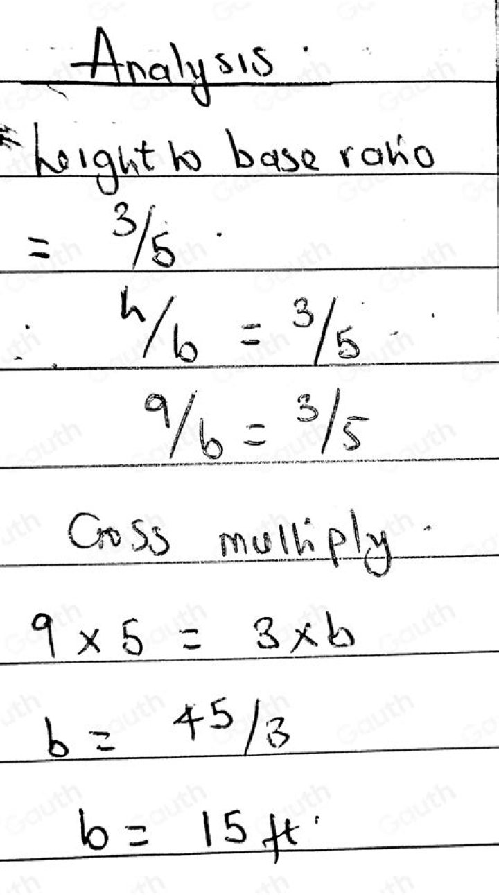 What is the minimum height to base ratio which requires guying tying bracing