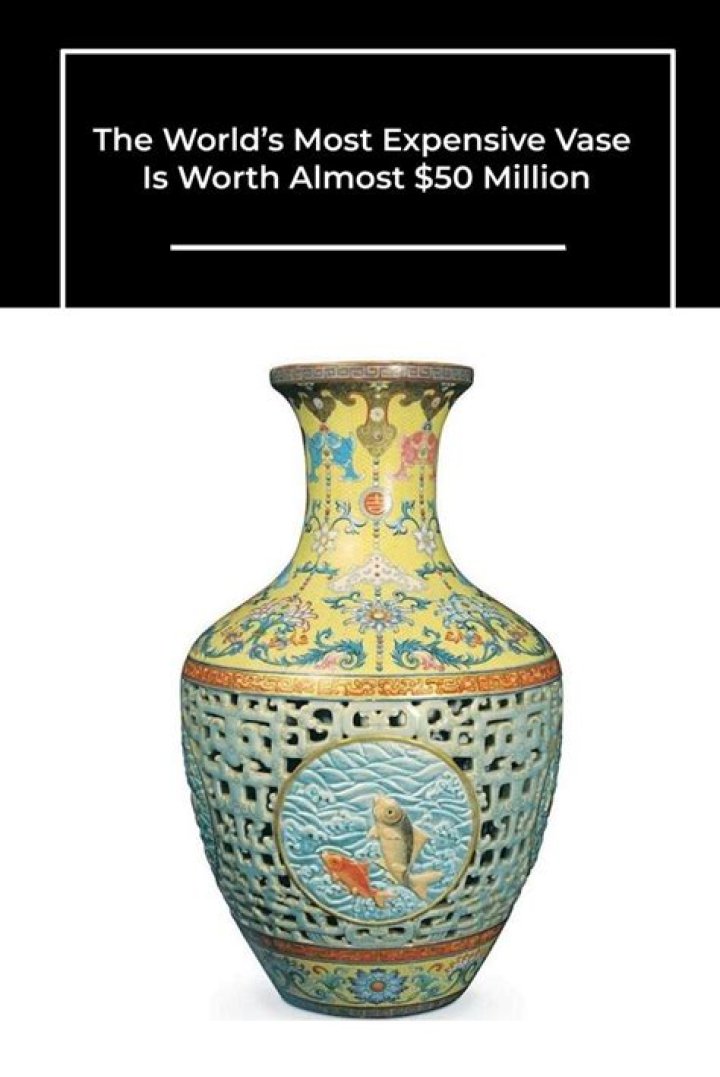 What is the most expensive vase in the world