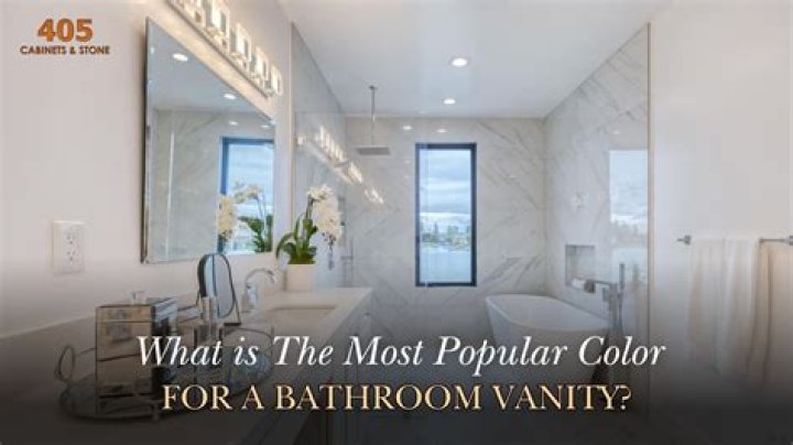 What is the most popular color for a bathroom