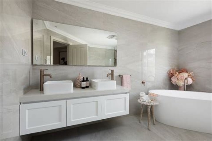 What is the most popular tile for bathrooms