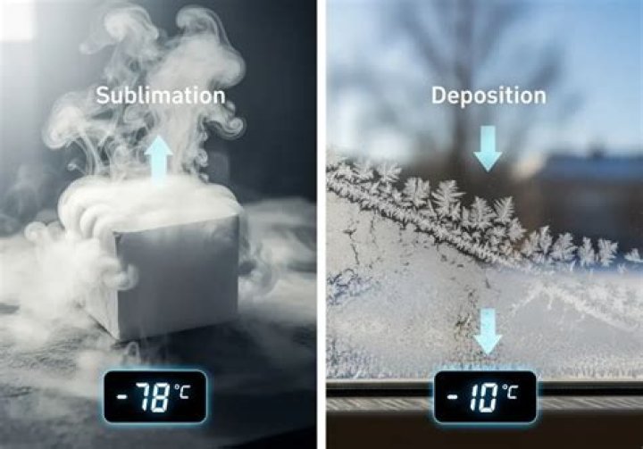 What is the opposite meaning of sublimation