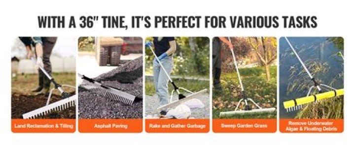 What is the purpose of a landscape rake