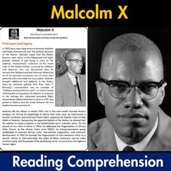 What is the purpose of Malcolm X learning to read