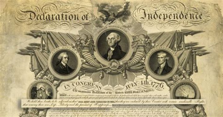 What is the purpose of the preamble of the Declaration of Independence