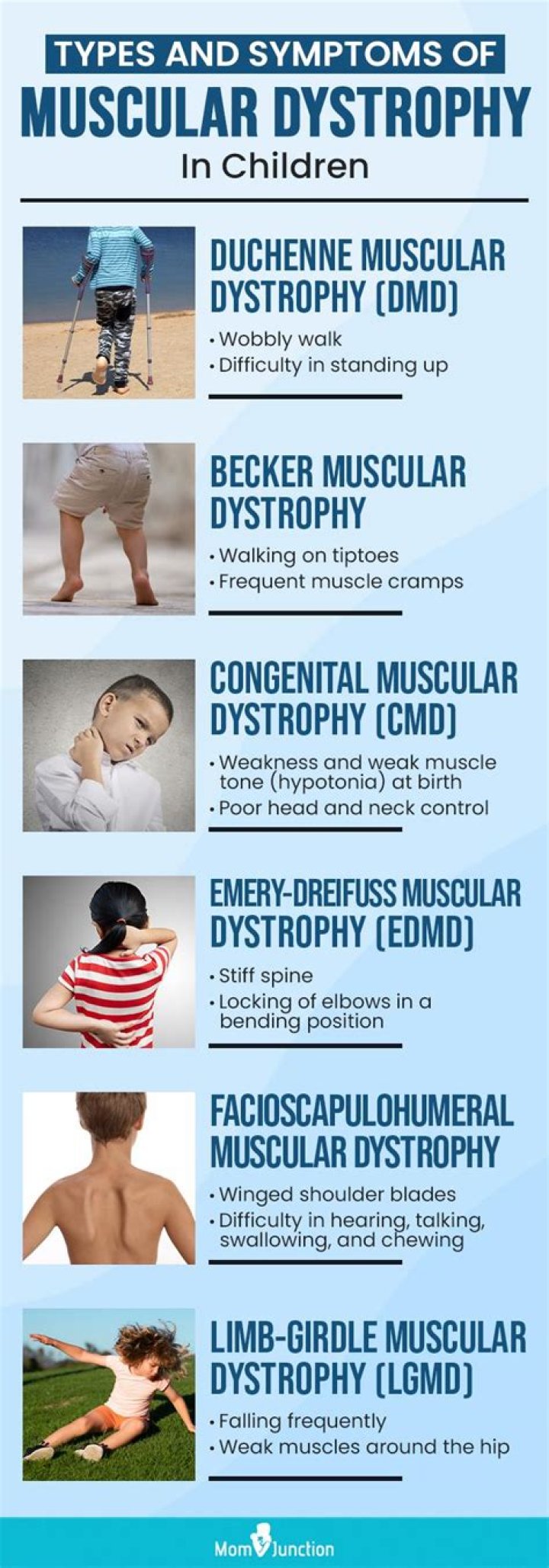 What is the rarest form of muscular dystrophy