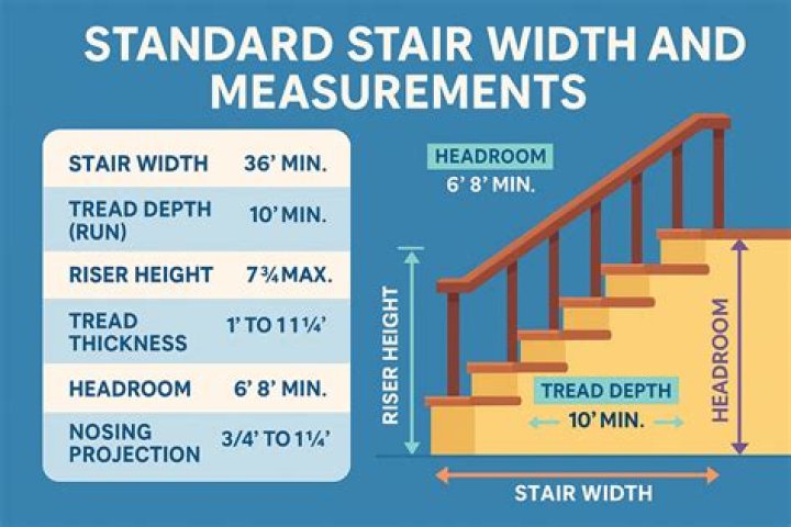 What is the standard height of an outdoor stair railing