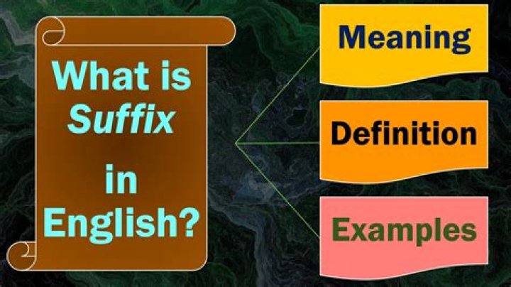 What is the suffix in infrastructure