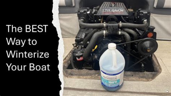 What kind of antifreeze should I use to winterize my boat