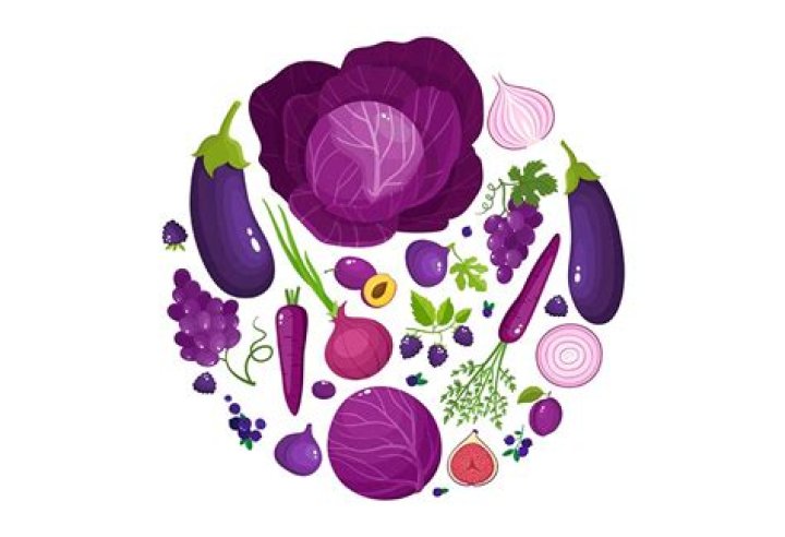 What kind of vegetables are purple