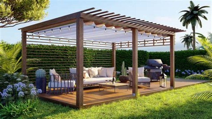 What kind of wood are pergolas made of