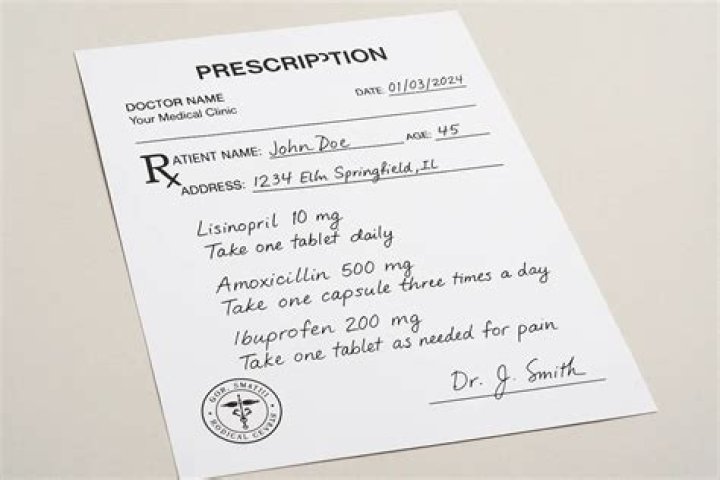 What language are prescriptions written