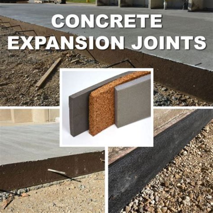 What material is used between concrete slabs