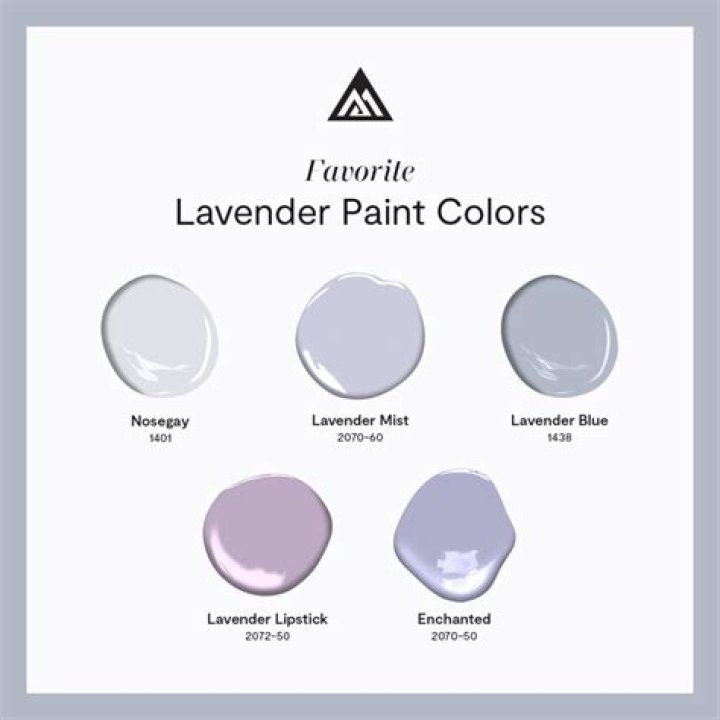 What paint color goes with lavender