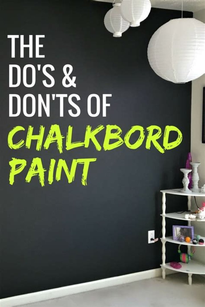 What paint do you use on chalkboard paint