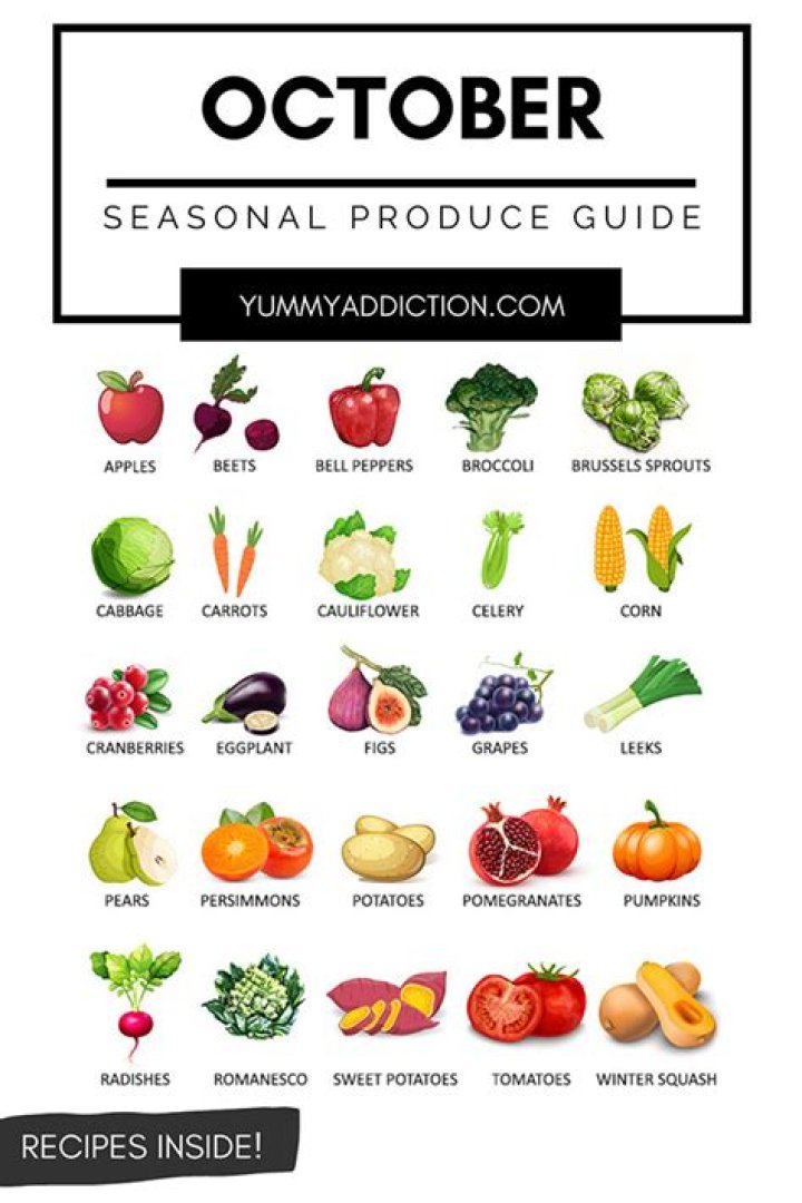 What produce is in season in October