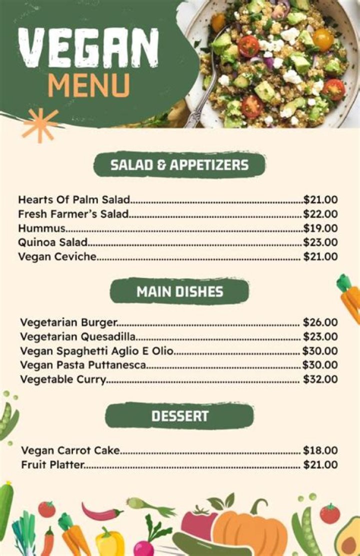 What restaurant has vegan options