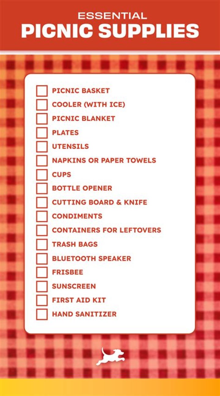 What should I bring to a BBQ picnic