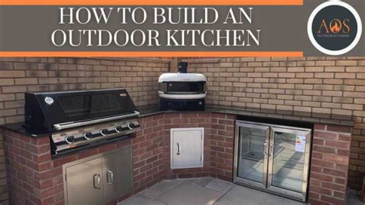 What should I put in my outdoor kitchen
