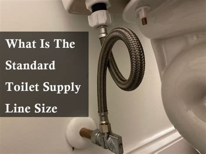 What size toilet supply line do I need