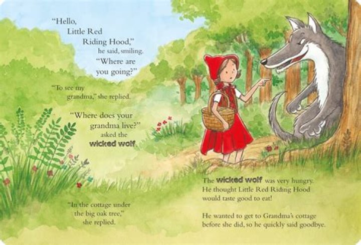 What the wolf said to Red Riding Hood