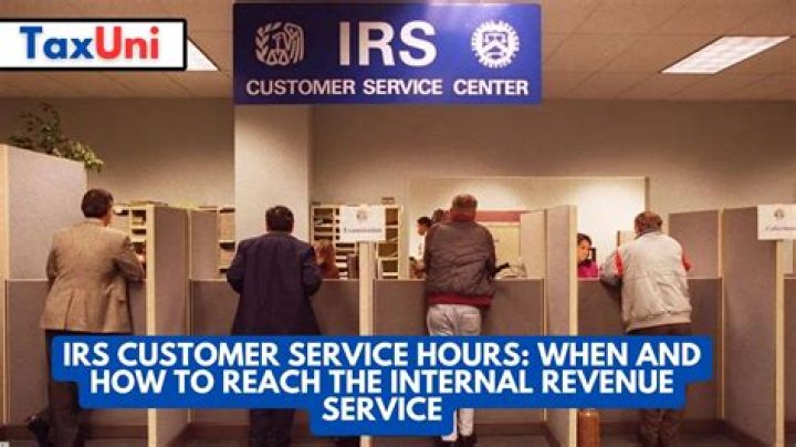 What time does the IRS customer service close